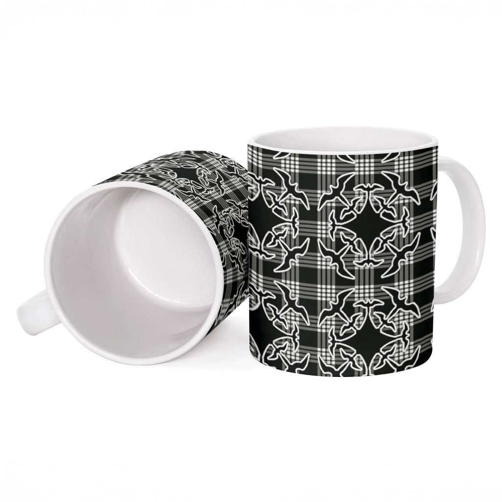 Eleele Hawaii Iwa Bird Palaka Motifs Ceramic Mug LT14 - Polynesian Pride