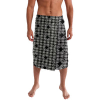 Eleele Hawaii Iwa Bird Palaka Motifs Lavalava LT14 Black - Polynesian Pride