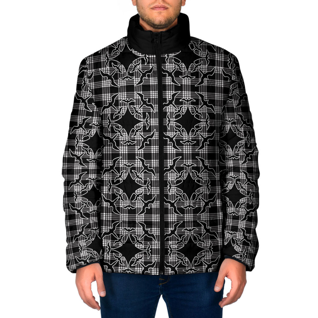 Eleele Hawaii Iwa Bird Palaka Motifs Padded Jacket