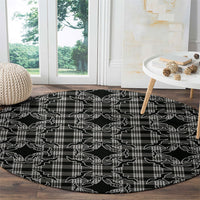 Eleele Hawaii Iwa Bird Palaka Motifs Round Carpet LT14 - Polynesian Pride