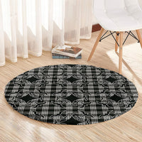 Eleele Hawaii Iwa Bird Palaka Motifs Round Carpet LT14 - Polynesian Pride