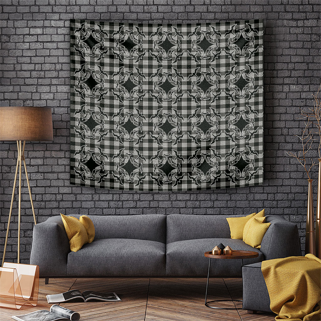 Eleele Hawaii Iwa Bird Palaka Motifs Tapestry