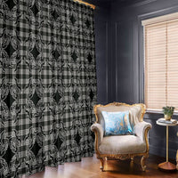 Eleele Hawaii Iwa Bird Palaka Motifs Window Curtain