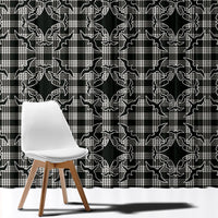 Eleele Hawaii Iwa Bird Palaka Motifs Window Curtain