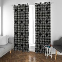 Eleele Hawaii Iwa Bird Palaka Motifs Window Curtain