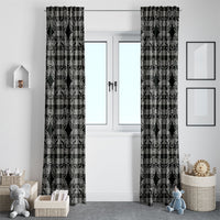 Eleele Hawaii Iwa Bird Palaka Motifs Window Curtain