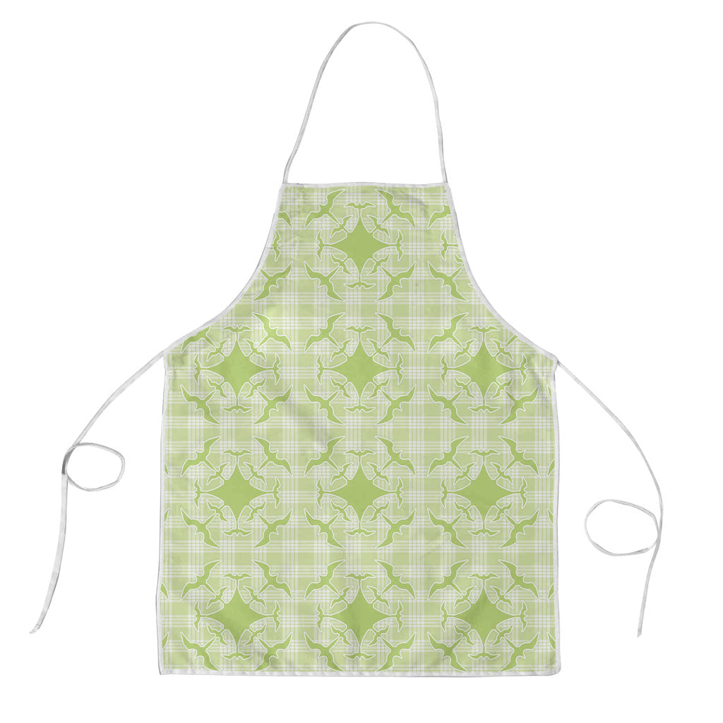 Omaomao Hawaii Iwa Bird Palaka Motifs Apron