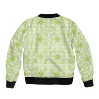 Omaomao Hawaii Iwa Bird Palaka Motifs Bomber Jacket LT14 - Polynesian Pride