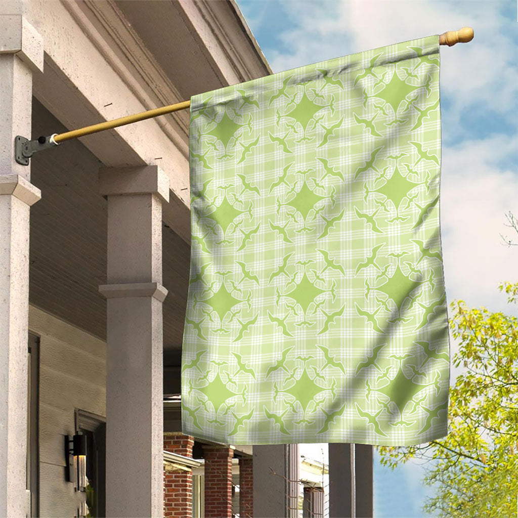 Omaomao Hawaii Iwa Bird Palaka Motifs Garden Flag