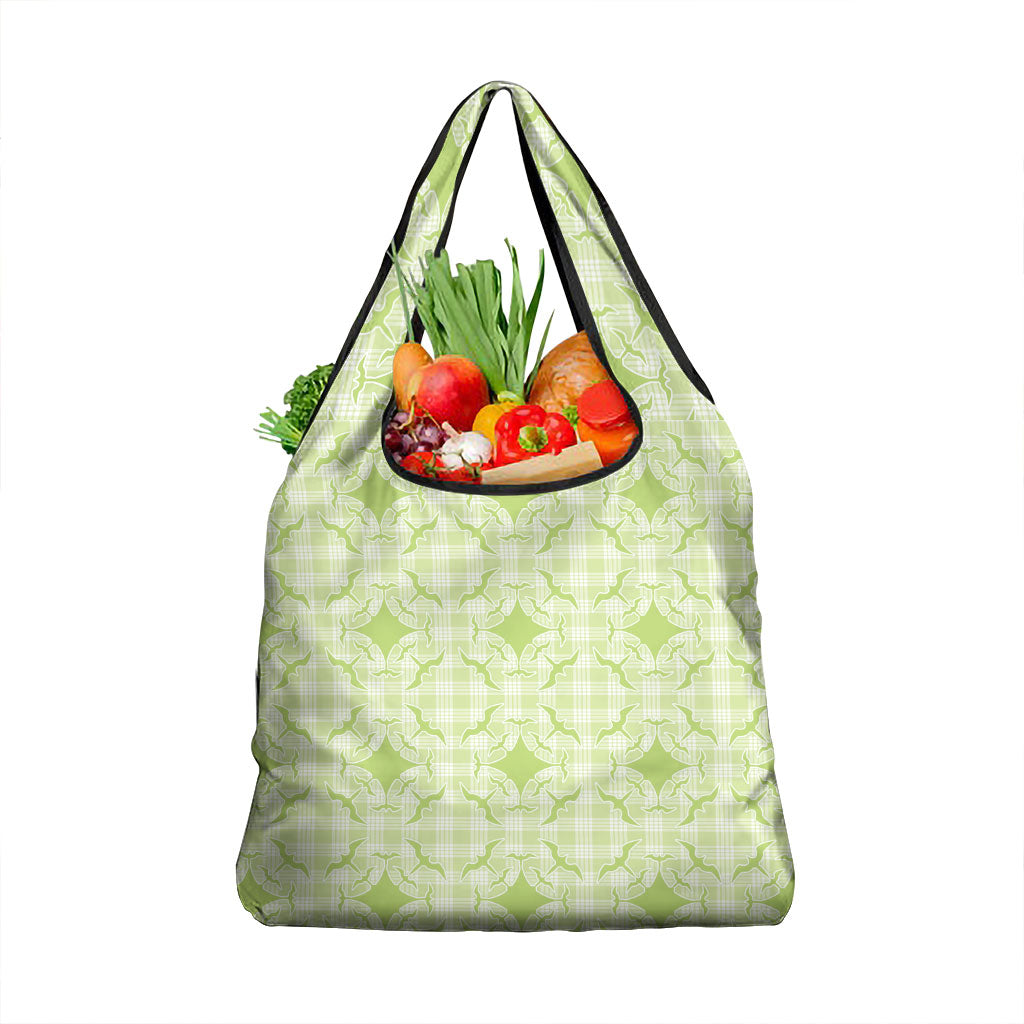 Omaomao Hawaii Iwa Bird Palaka Motifs Grocery Bag