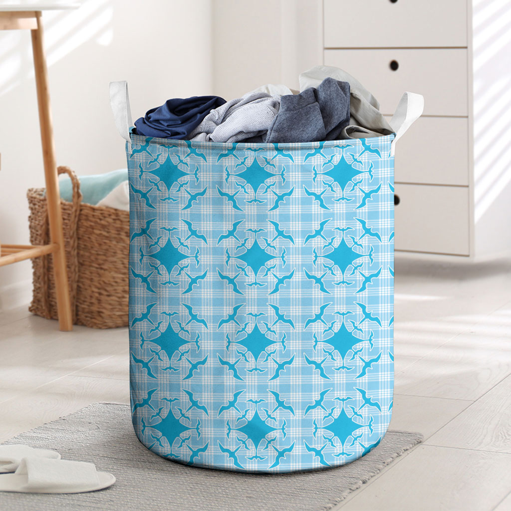 Polu Hawaii Iwa Bird Palaka Motifs Laundry Basket