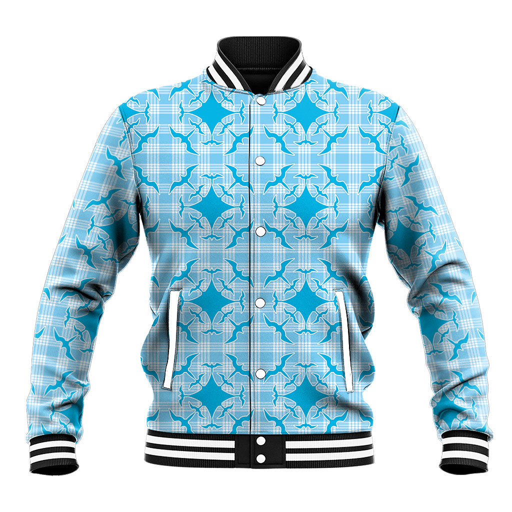 Polu Hawaii Iwa Bird Palaka Motifs Baseball Jacket
