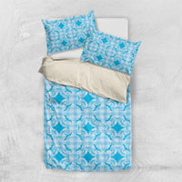 Polu Hawaii Iwa Bird Palaka Motifs Bedding Set LT14 US Twin 172cm x 218cm Blue - Polynesian Pride