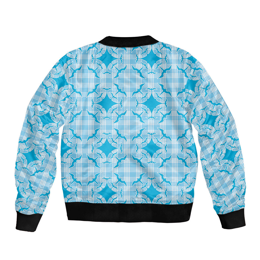 Polu Hawaii Iwa Bird Palaka Motifs Bomber Jacket LT14 - Polynesian Pride