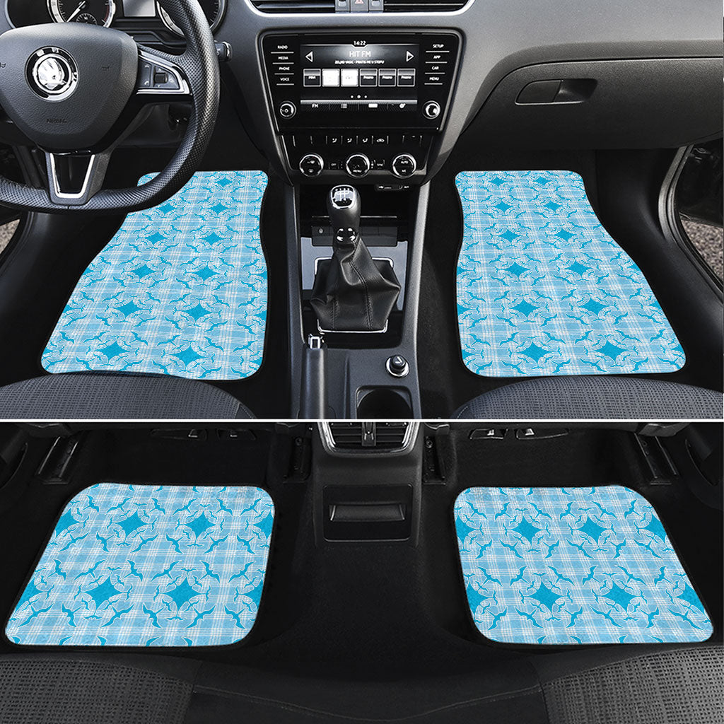 Polu Hawaii Iwa Bird Palaka Motifs Car Mats