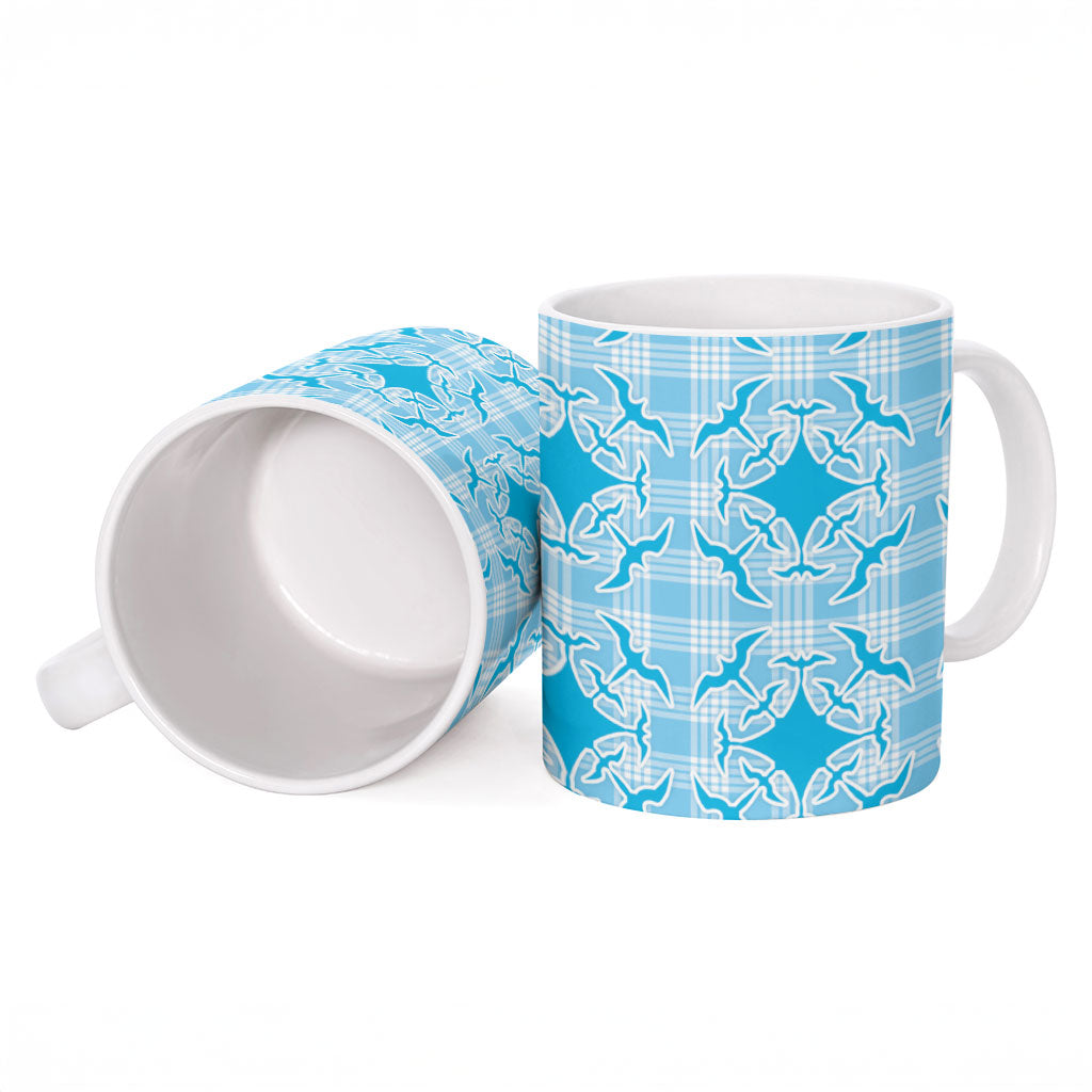 Polu Hawaii Iwa Bird Palaka Motifs Ceramic Mug LT14 - Polynesian Pride