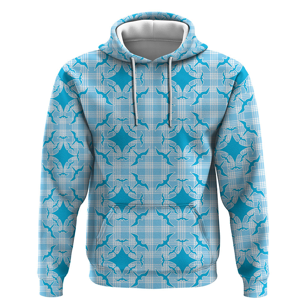 Polu Hawaii Iwa Bird Palaka Motifs Hoodie