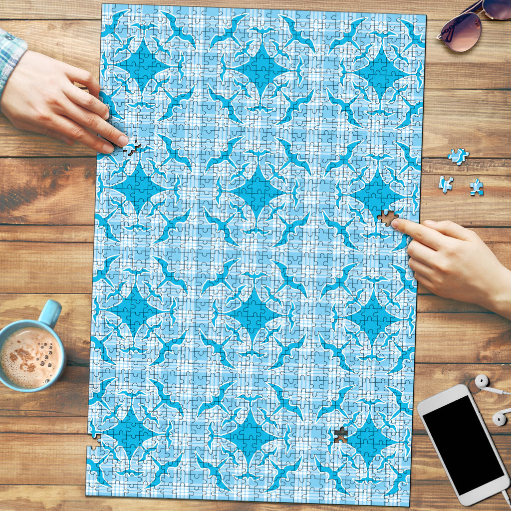 Polu Hawaii Iwa Bird Palaka Motifs Puzzle