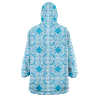 Polu Hawaii Iwa Bird Palaka Motifs Wearable Blanket Hoodie LT14 - Polynesian Pride
