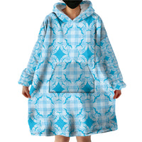 Polu Hawaii Iwa Bird Palaka Motifs Wearable Blanket Hoodie LT14 - Polynesian Pride