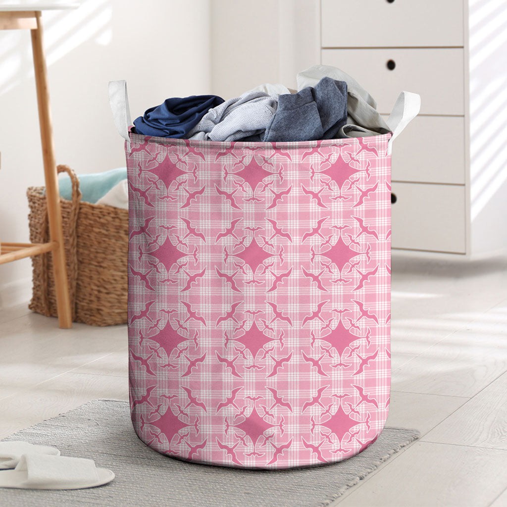 Alaka Hawaii Iwa Bird Palaka Motifs Laundry Basket