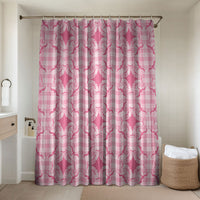 Alaka Hawaii Iwa Bird Palaka Motifs Bathroom Set LT14 Shower Curtain Only Pink - Polynesian Pride