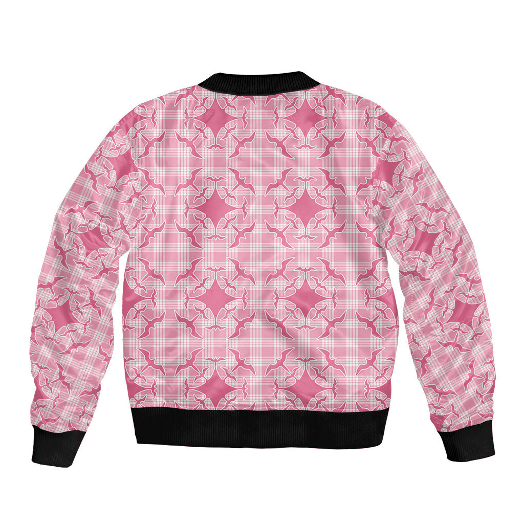 Alaka Hawaii Iwa Bird Palaka Motifs Bomber Jacket LT14 - Polynesian Pride