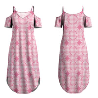 Alaka Hawaii Iwa Bird Palaka Motifs Couples Matching Summer Maxi Dress and Hawaiian Shirt LT14 - Polynesian Pride
