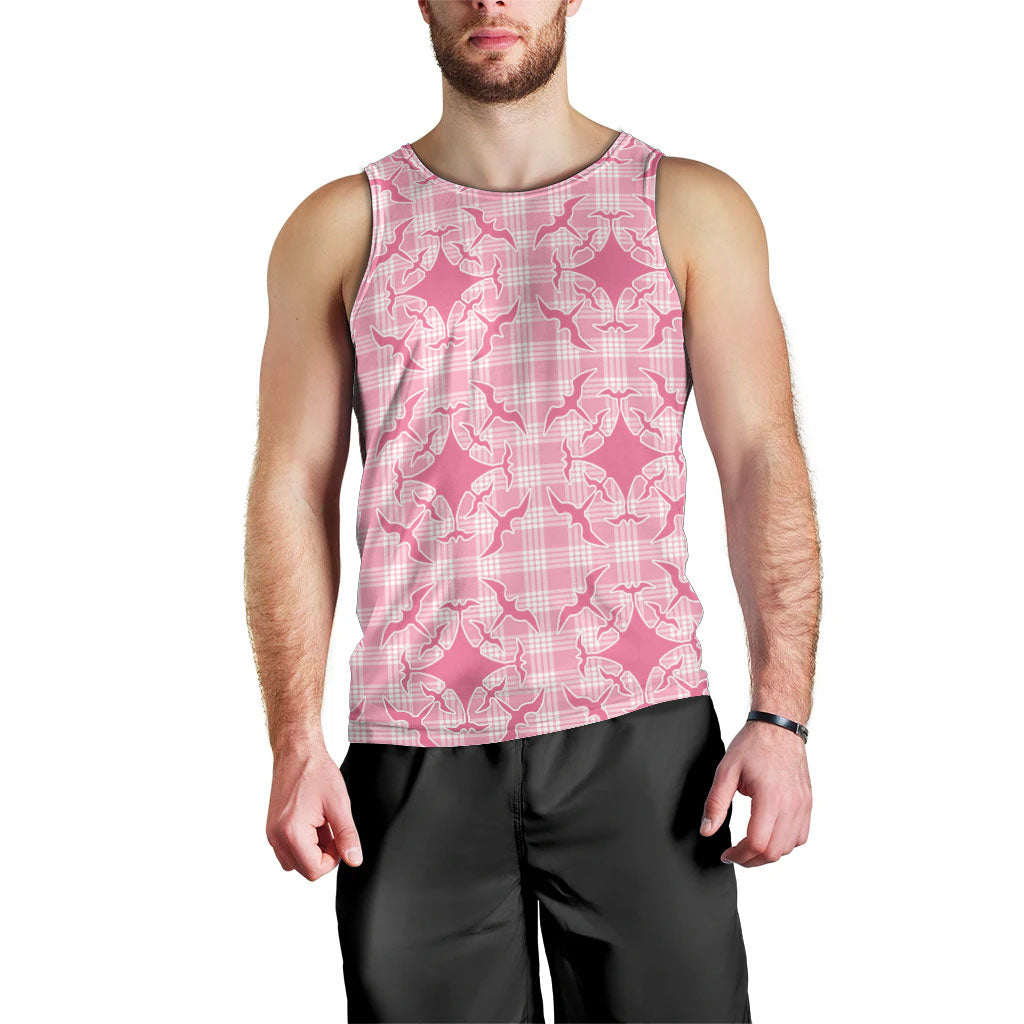 Alaka Hawaii Iwa Bird Palaka Motifs Men Tank Top LT14 - Polynesian Pride