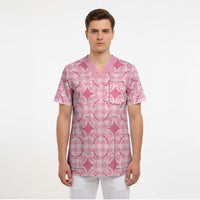 Alaka Hawaii Iwa Bird Palaka Motifs Scrub Top LT14 - Polynesian Pride