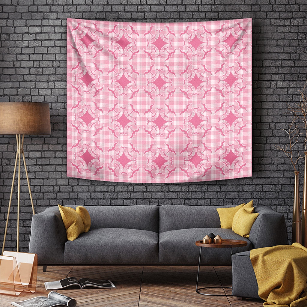 Alaka Hawaii Iwa Bird Palaka Motifs Tapestry