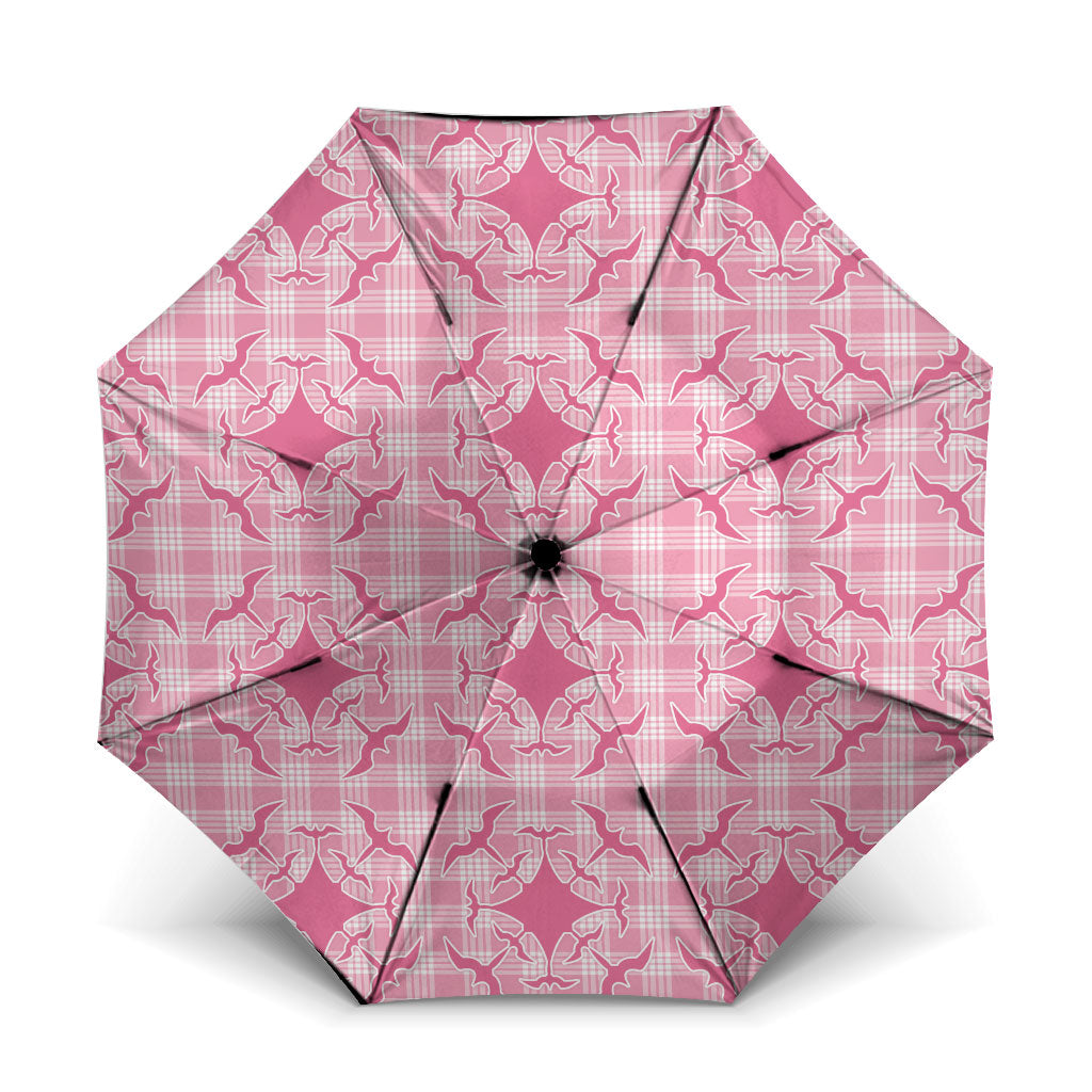 Alaka Hawaii Iwa Bird Palaka Motifs Umbrella