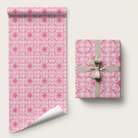 Alaka Hawaii Iwa Bird Palaka Motifs Wrapping Paper LT14 58" × 23" Pink - Polynesian Pride