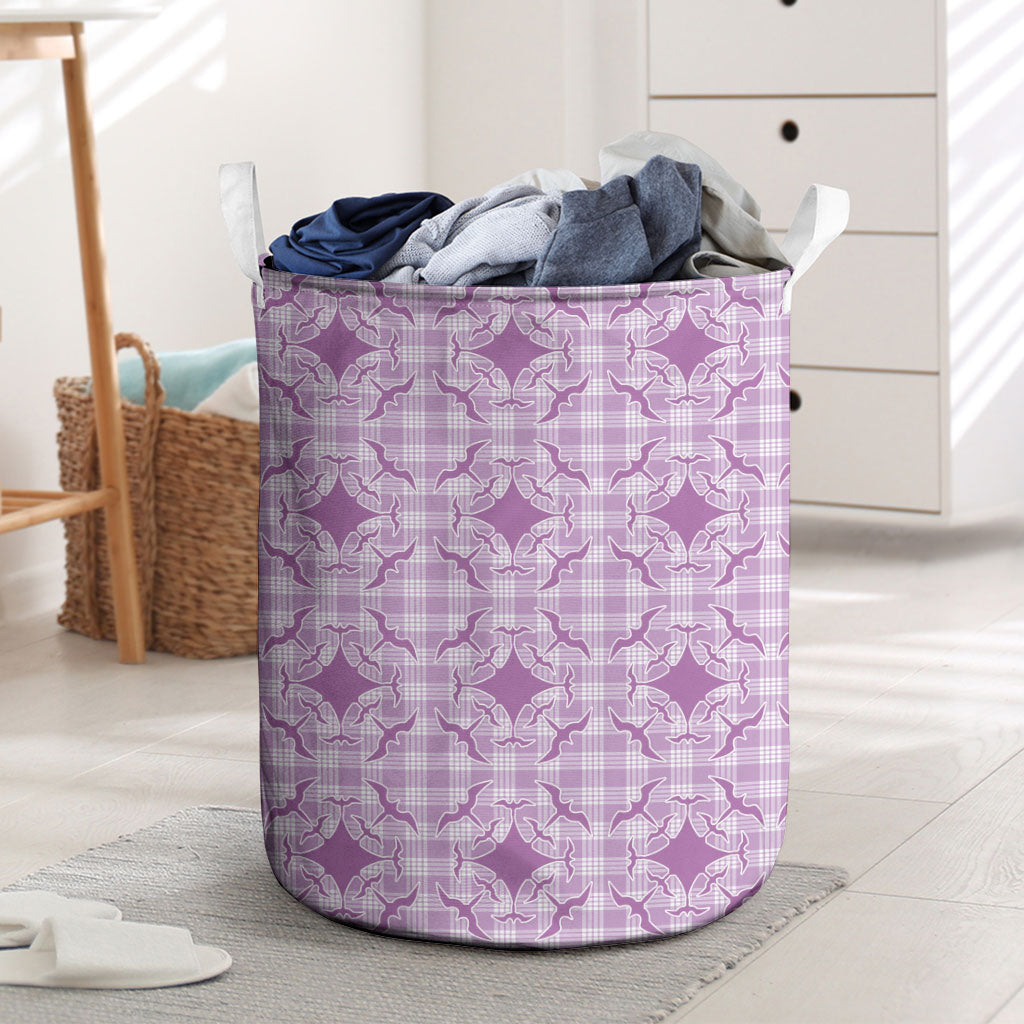 Poni Hawaii Iwa Bird Palaka Motifs Laundry Basket