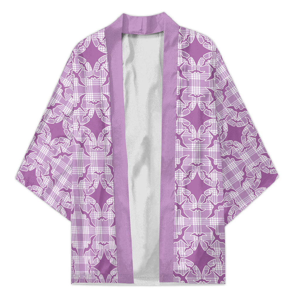 Poni Hawaii Iwa Bird Palaka Motifs Kimono