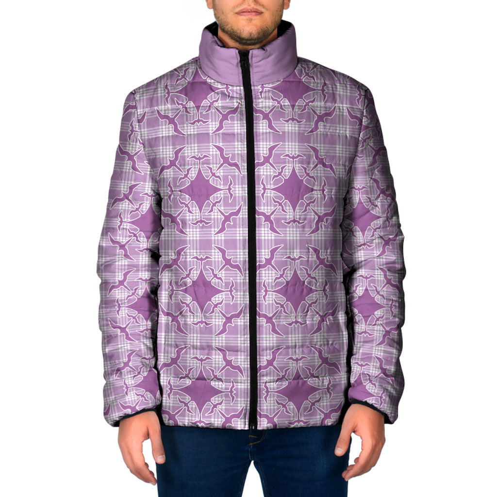 Poni Hawaii Iwa Bird Palaka Motifs Padded Jacket