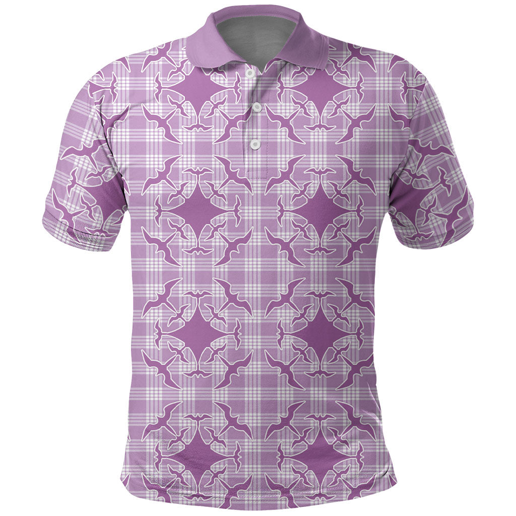 Poni Hawaii Iwa Bird Palaka Motifs Polo Shirt