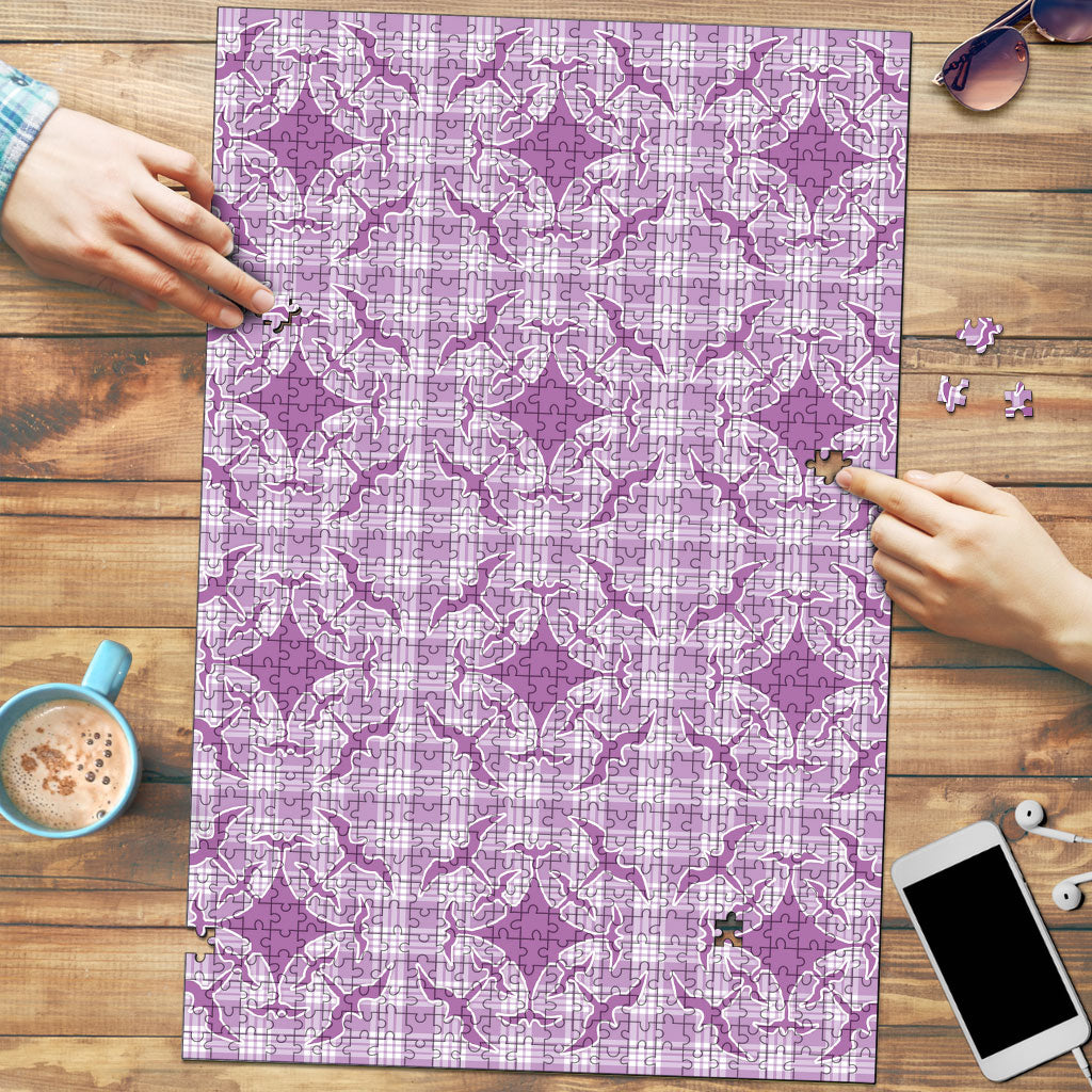 Poni Hawaii Iwa Bird Palaka Motifs Puzzle