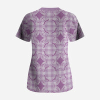 Poni Hawaii Iwa Bird Palaka Motifs Scrub Top LT14 - Polynesian Pride