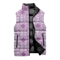 Poni Hawaii Iwa Bird Palaka Motifs Sleeveless Puffer Jacket LT14 - Polynesian Pride