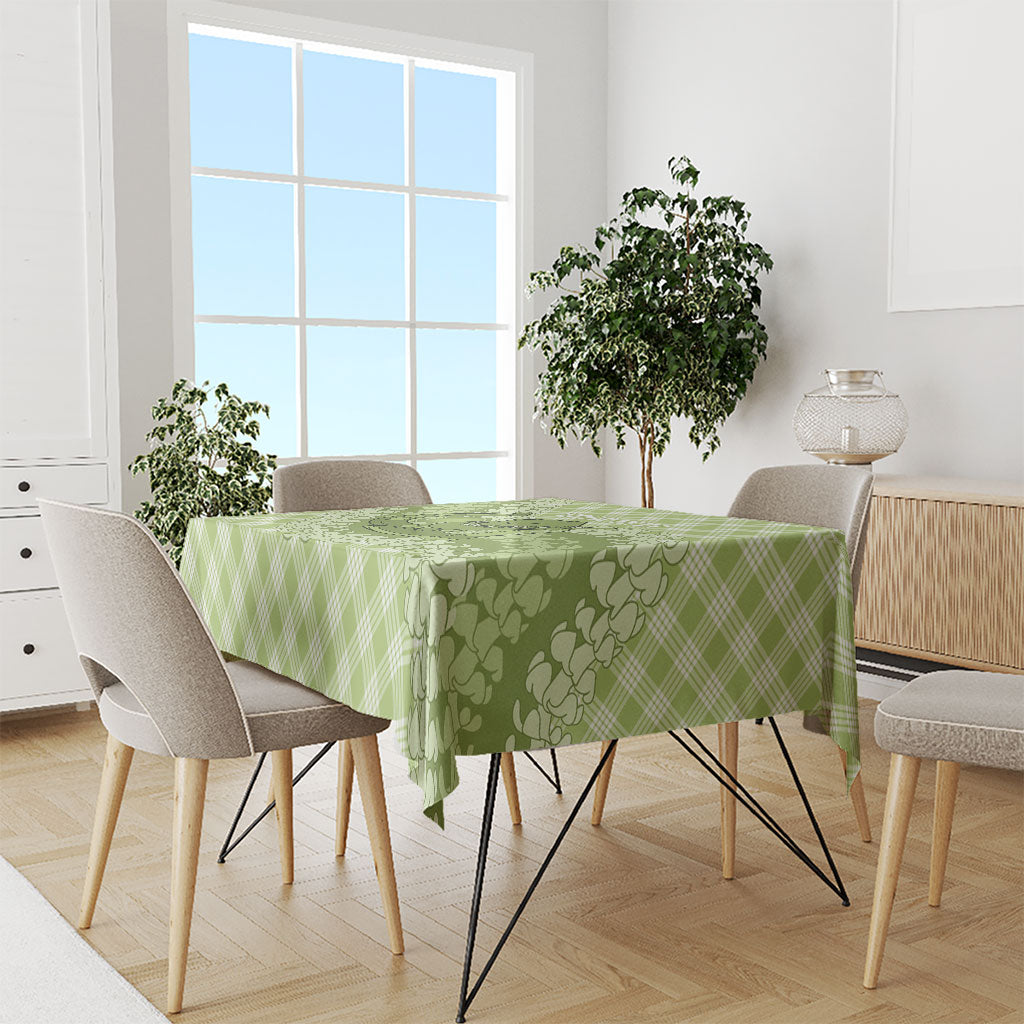 Omaomao Hawaii Cowboy Palaka Motifs Personalised Tablecloth Paniolo Festival Puakenikeni Lei LT14 - Polynesian Pride
