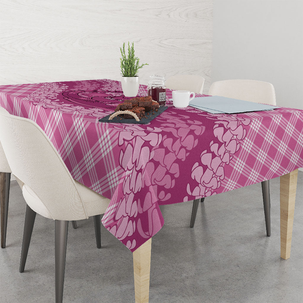 Alaka Hawaii Cowboy Palaka Motifs Personalised Tablecloth Paniolo Festival Puakenikeni Lei LT14 - Polynesian Pride