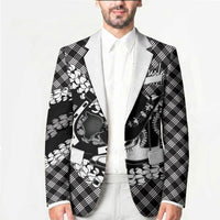 Eleele Hawaii Cowboy Palaka Motifs Personalised Blazer Paniolo Festival Puakenikeni Lei LT14 - Polynesian Pride