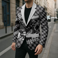 Eleele Hawaii Cowboy Palaka Motifs Personalised Blazer Paniolo Festival Puakenikeni Lei LT14 - Polynesian Pride
