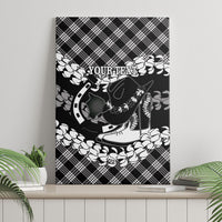 Eleele Hawaii Cowboy Palaka Motifs Personalised Canvas Wall Art Paniolo Festival Puakenikeni Lei LT14 - Polynesian Pride