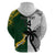 Custom South Africa And Fiji Rugby Hoodie 2023 World Cup Fijian Tapa With Kente Pattern LT14 - Polynesian Pride