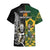 South Africa And Aotearoa Rugby Hawaiian Shirt 2023 Springboks Kente Combine All Black Maori Fern LT14 - Polynesian Pride