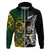 South Africa And Aotearoa Rugby Hoodie 2023 Springboks Kente Combine All Black Maori Fern LT14 - Polynesian Pride