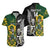 Custom South Africa And Aotearoa Rugby Hawaiian Shirt 2023 Springboks Kente Combine All Black Maori Fern LT14 - Polynesian Pride