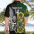 Custom South Africa And Aotearoa Rugby Hawaiian Shirt 2023 Springboks Kente Combine All Black Maori Fern LT14 - Polynesian Pride